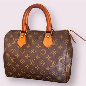 LOUIS VUITTON Speedy 25 Monogram Canvas Vintage Bag 1993 Made in France